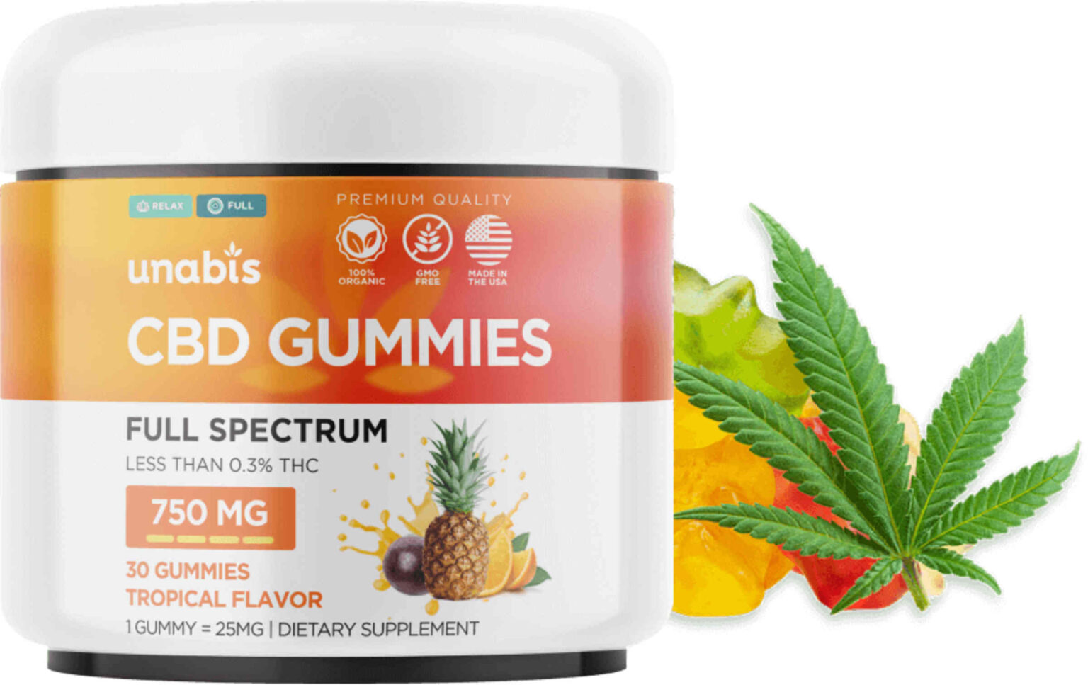 Unabis CBD gummies come in many different tasty flavors. Try them all after you consult with your doctor to see if they're right for you!