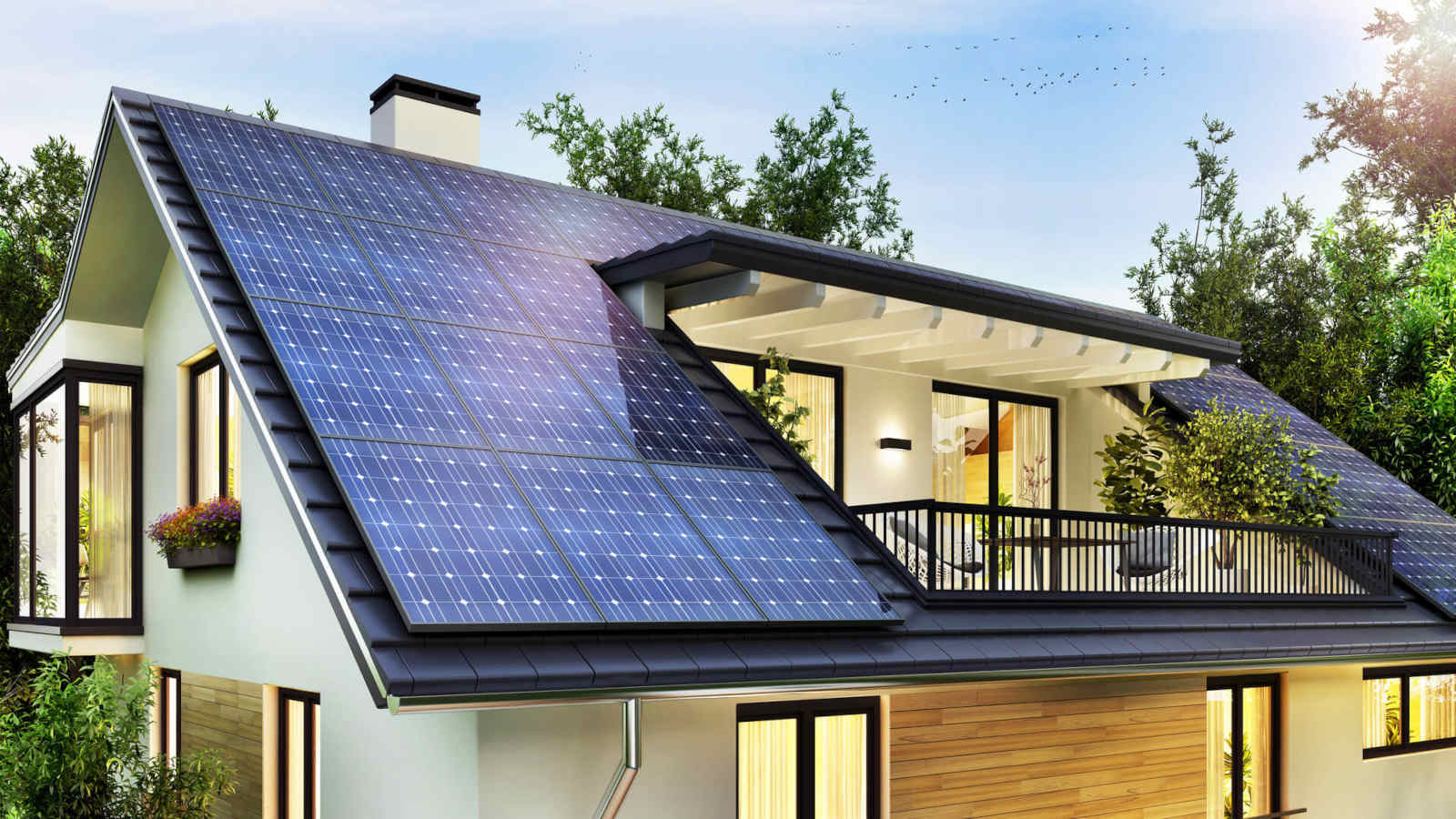 solar installation home