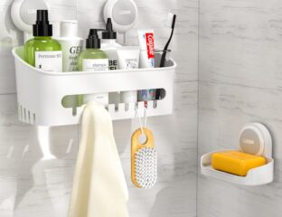 LUXEAR's shower caddy is a no-drilling, removable, and waterproof caddy that can be easily installed. Here's how.