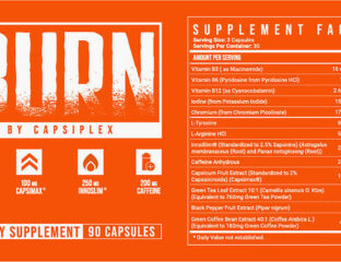 Capsiplex Burn is a weight loss supplement that claims to help remove stubborn fat and reveal the lean muscle underneath. Does it work?