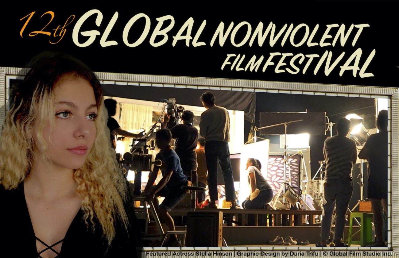 From September 28 to October 8, the Global Nonviolent Film Festival will hold its 12th edition. Here's the official Nonviolent Festival poster.