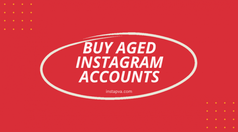 aged Instagram PVA accounts