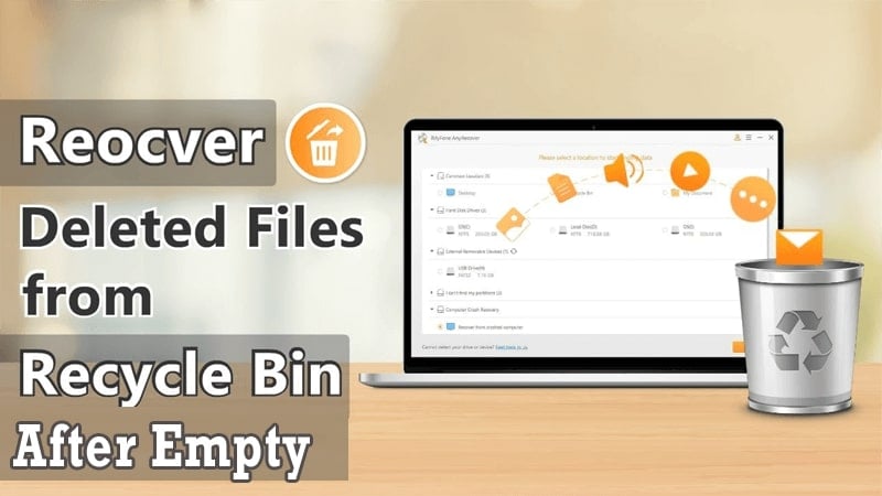 how to recover deleted files from Recycle Bin