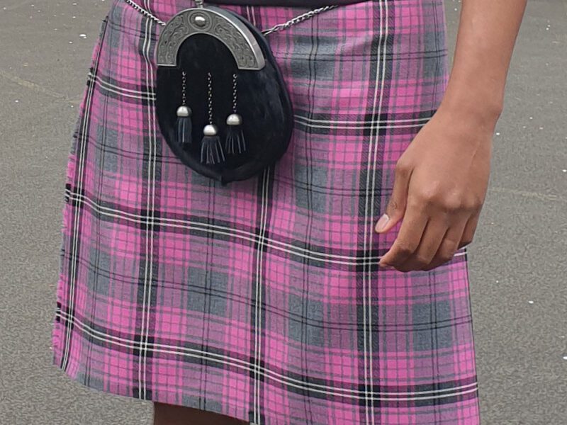 If you're looking to add a pop of color to your wardrobe, why not consider purchasing a pink kilt from Scottish Kilt?