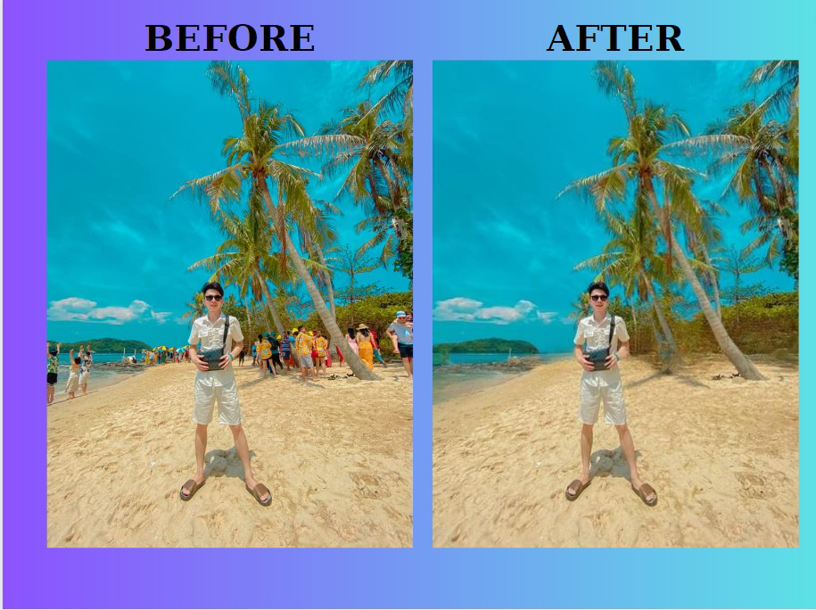 Remove unwanted objects from photos easily with AI