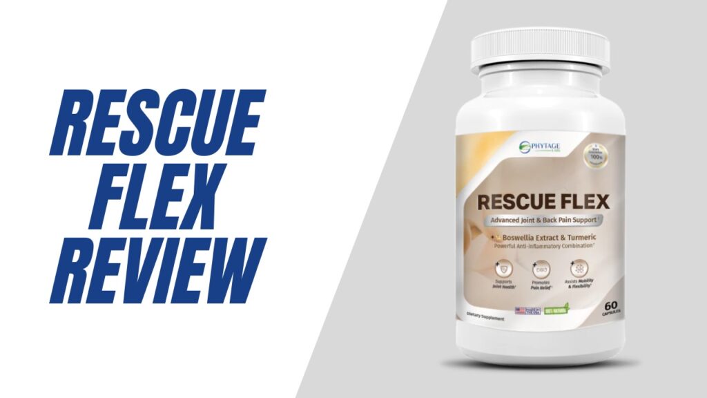 Rescue Flex Reviews: Should You Buy PhyteAge Labs Supplement For Joint ...