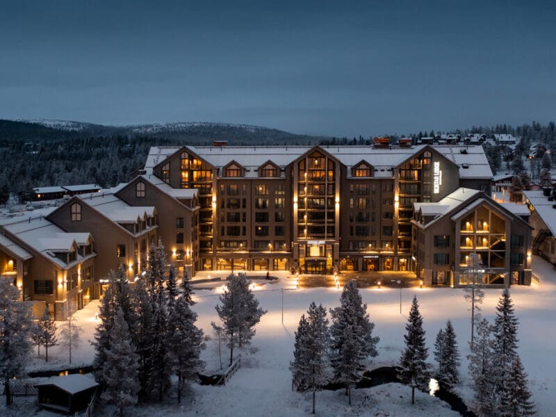 Nestled amidst the breathtaking landscapes of Sweden's winter wonderland, the concept of luxury ski lodges takes on a new dimension.