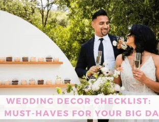 Wedding Decor Checklist